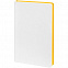 Ежедневник Duplex, недатированный, белый с желтым с логотипом в Москве заказать по выгодной цене в кибермаркете AvroraStore