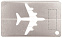 Багажная бирка алюминиевая с логотипом в Москве заказать по выгодной цене в кибермаркете AvroraStore