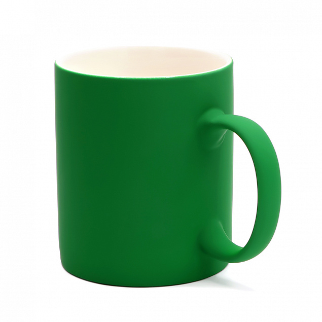 Кружка Bonn Soft - Зеленый FF с логотипом  заказать по выгодной цене в кибермаркете AvroraStore