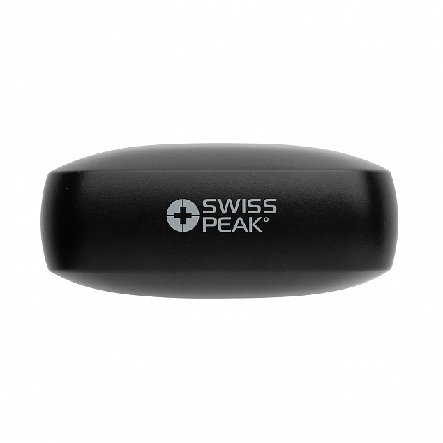 Беспроводные наушники Swiss Peak ANC с логотипом  заказать по выгодной цене в кибермаркете AvroraStore