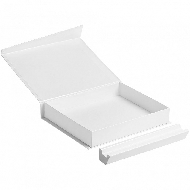 Коробка Duo под ежедневник и ручку, белая с логотипом в Москве заказать по выгодной цене в кибермаркете AvroraStore