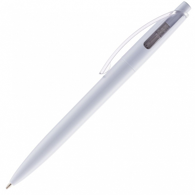 Ручка шариковая Bento, белая с логотипом в Москве заказать по выгодной цене в кибермаркете AvroraStore
