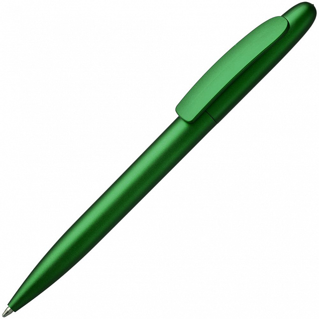 Ручка шариковая Moor Silver, зеленая с логотипом в Москве заказать по выгодной цене в кибермаркете AvroraStore