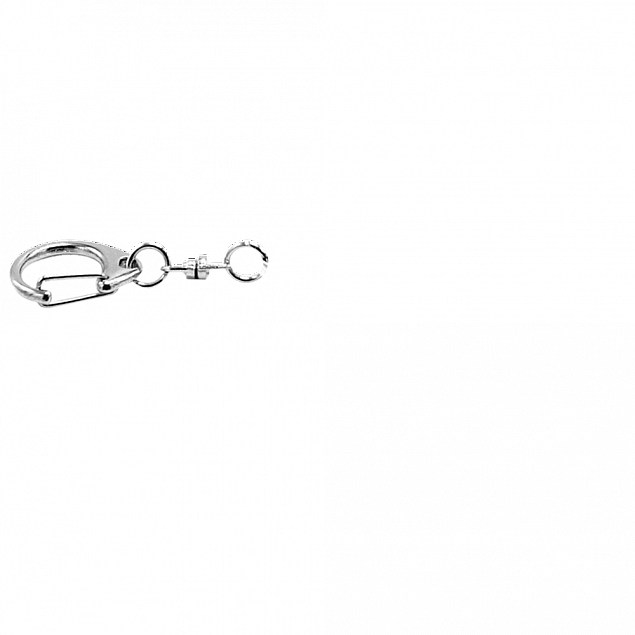 Карабин для флешки Designer Серебристый с логотипом в Москве заказать по выгодной цене в кибермаркете AvroraStore