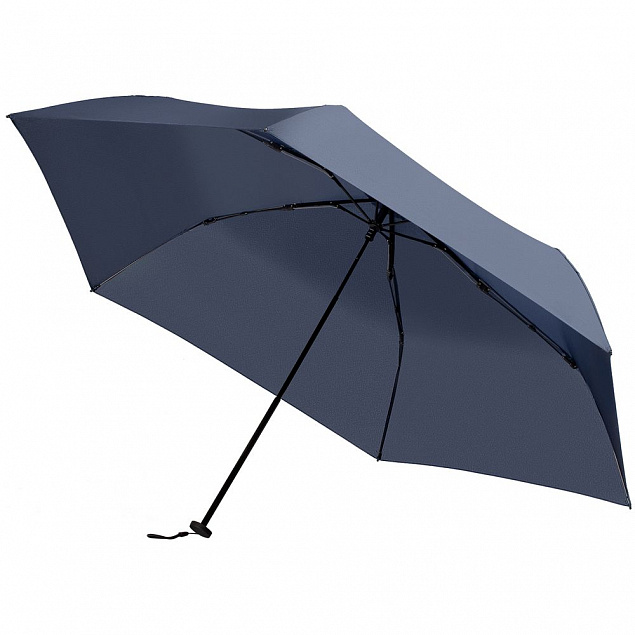 Зонт складной Luft Trek, темно-синий с логотипом в Москве заказать по выгодной цене в кибермаркете AvroraStore