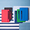 Бизнес-блокнот  "Silky", формат А5,  обложка твердая,  блок в клетку с логотипом в Москве заказать по выгодной цене в кибермаркете AvroraStore