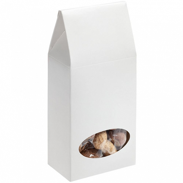 Коробка с окном English Breakfast, белая с логотипом в Москве заказать по выгодной цене в кибермаркете AvroraStore
