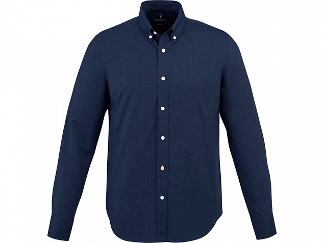 Рубашка с длинными рукавами Vaillant, темно-синий с логотипом в Москве заказать по выгодной цене в кибермаркете AvroraStore
