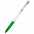 Ручка пластиковая Milana, зелёная с логотипом в Москве заказать по выгодной цене в кибермаркете AvroraStore