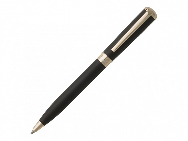 Ручка шариковая Beaubourg Black с логотипом в Москве заказать по выгодной цене в кибермаркете AvroraStore
