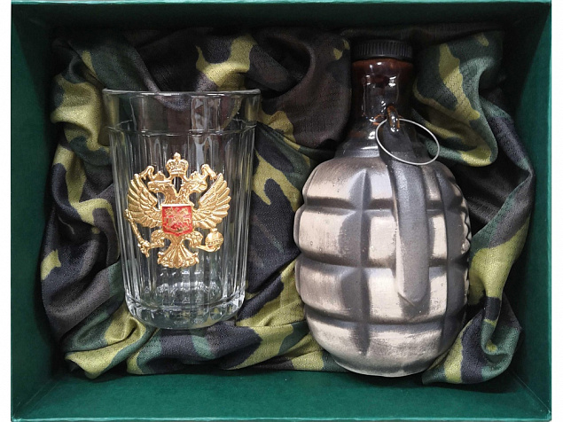 Подарочный набор Боевые 100 грамм с логотипом в Москве заказать по выгодной цене в кибермаркете AvroraStore