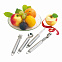 Набор приборов для фруктов FRUITY, серебро с логотипом в Москве заказать по выгодной цене в кибермаркете AvroraStore