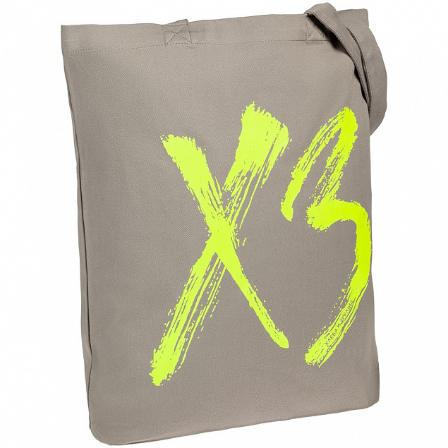 Холщовая сумка «ХЗ», серая с логотипом в Москве заказать по выгодной цене в кибермаркете AvroraStore