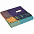 Плед Mumbai, фиолетовый с бирюзовым с логотипом в Москве заказать по выгодной цене в кибермаркете AvroraStore