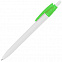 N2, ручка шариковая, зеленый/белый, пластик с логотипом в Москве заказать по выгодной цене в кибермаркете AvroraStore