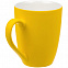 Кружка Good Morning с покрытием софт-тач, желтая с логотипом  заказать по выгодной цене в кибермаркете AvroraStore
