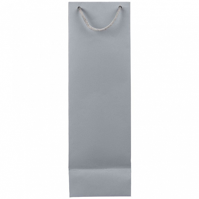 Пакет под бутылку Vindemia, серый с логотипом в Москве заказать по выгодной цене в кибермаркете AvroraStore