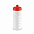 Бутылка для велосипеда Lowry, белая с красным с логотипом в Москве заказать по выгодной цене в кибермаркете AvroraStore