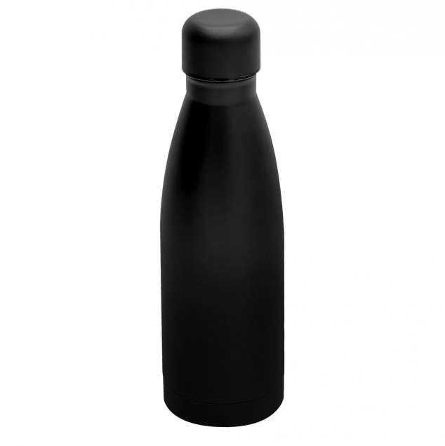 Вакуумная термобутылка Olivia, черный с логотипом в Москве заказать по выгодной цене в кибермаркете AvroraStore