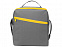 Изотермическая сумка-холодильник Classic c контрастной молнией, серый/желтый с логотипом в Москве заказать по выгодной цене в кибермаркете AvroraStore