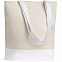 Сумка для покупок на молнии Shopaholic Zip, молочно-белая с логотипом в Москве заказать по выгодной цене в кибермаркете AvroraStore