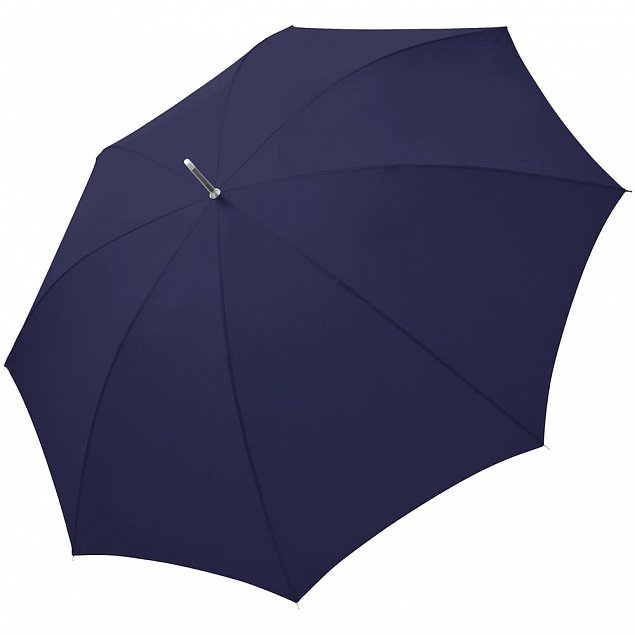 Зонт-трость Fiber Golf Fiberglas, темно-синий с логотипом в Москве заказать по выгодной цене в кибермаркете AvroraStore