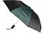 Зонт складной Логан полуавтомат, черный/зеленый с логотипом в Москве заказать по выгодной цене в кибермаркете AvroraStore