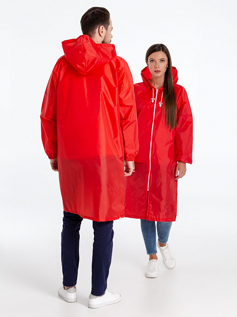 Дождевик Rainman Zip, красный с логотипом в Москве заказать по выгодной цене в кибермаркете AvroraStore