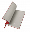 Бизнес-блокнот "Biggy", B5 формат, красный, серый форзац, мягкая обложка, в клетку с логотипом в Москве заказать по выгодной цене в кибермаркете AvroraStore