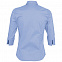 Рубашка женская с рукавом 3/4 EFFECT 140, голубая с логотипом в Москве заказать по выгодной цене в кибермаркете AvroraStore