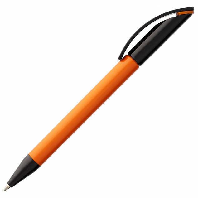 Ручка шариковая Prodir DS3 TPP Special, оранжевая с черным с логотипом в Москве заказать по выгодной цене в кибермаркете AvroraStore