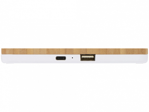 Беспроводное зарядное устройство-органайзер из бамбука Timber с логотипом в Москве заказать по выгодной цене в кибермаркете AvroraStore
