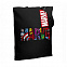 Холщовая сумка Marvel Avengers, черная с логотипом в Москве заказать по выгодной цене в кибермаркете AvroraStore
