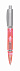 Ручка шариковая LUXOGRAPH LIGHT, красная, серебристая с логотипом в Москве заказать по выгодной цене в кибермаркете AvroraStore