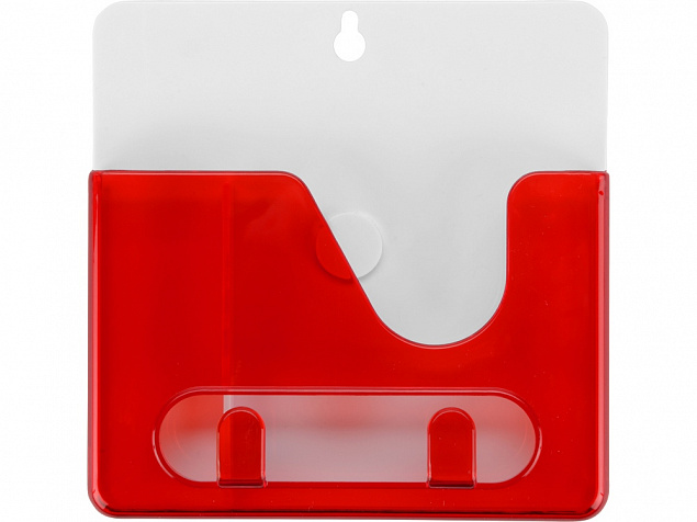 Подставка под ручки  Навесная, красный с логотипом в Москве заказать по выгодной цене в кибермаркете AvroraStore