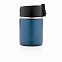 Компактная вакуумная кружка Bogota с керамическим покрытием, синий с логотипом в Москве заказать по выгодной цене в кибермаркете AvroraStore