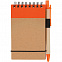 Блокнот на кольцах Eco Note с ручкой, темно-оранжевый с логотипом в Москве заказать по выгодной цене в кибермаркете AvroraStore