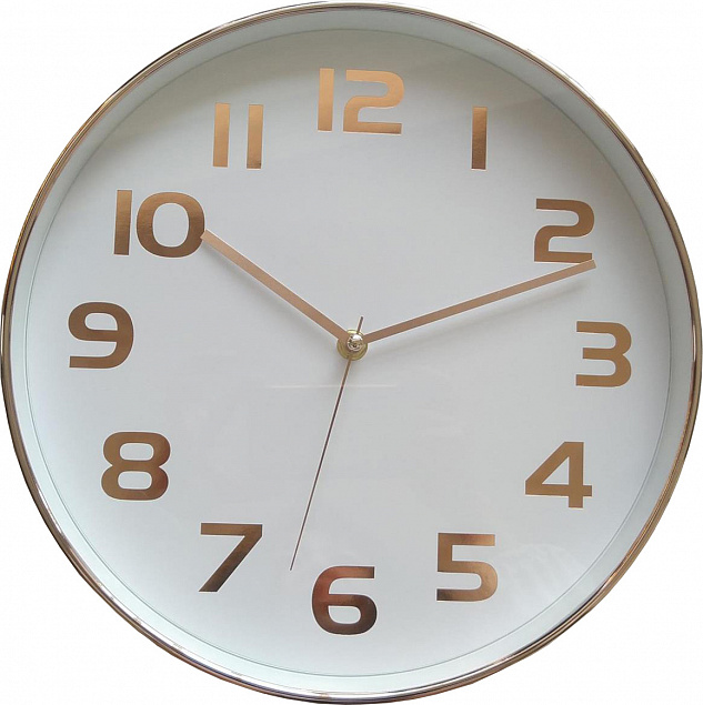 Пластиковые настенные часы с логотипом в Москве заказать по выгодной цене в кибермаркете AvroraStore
