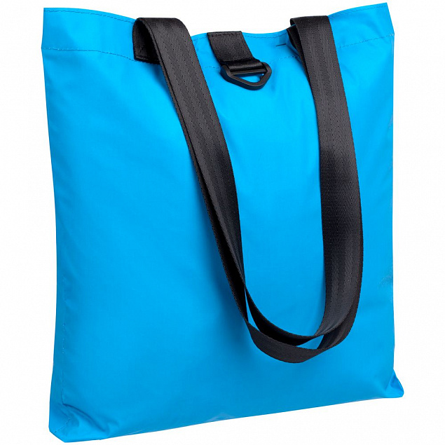 Шопер Manifest Color из светоотражающей ткани, синий с логотипом в Москве заказать по выгодной цене в кибермаркете AvroraStore