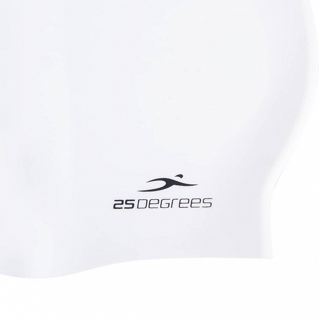 Шапочка для плавания Nuance, белая с логотипом в Москве заказать по выгодной цене в кибермаркете AvroraStore