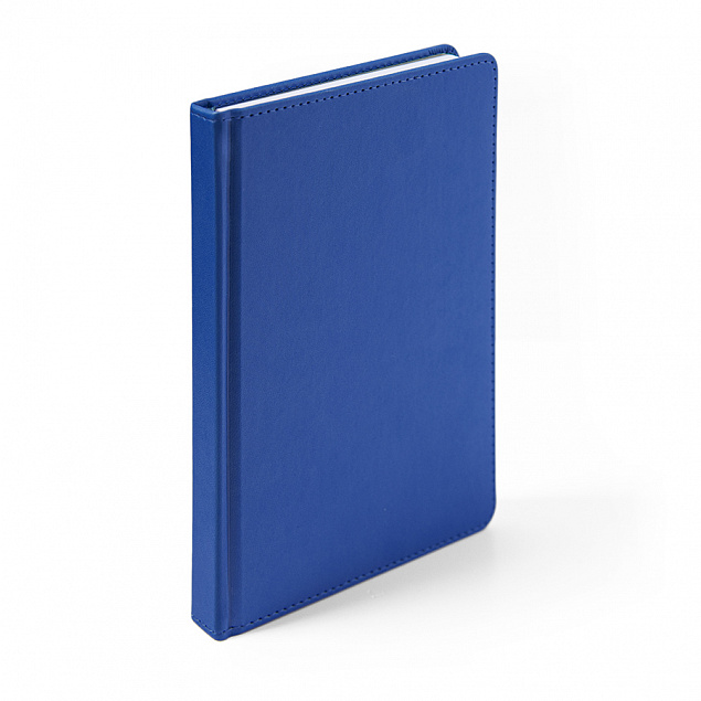 Ежедневник недатированный Anderson, А5,  синий, белый блок с логотипом в Москве заказать по выгодной цене в кибермаркете AvroraStore