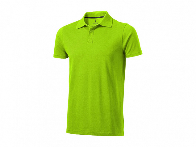 Рубашка поло Seller мужская, зеленое яблоко с логотипом в Москве заказать по выгодной цене в кибермаркете AvroraStore