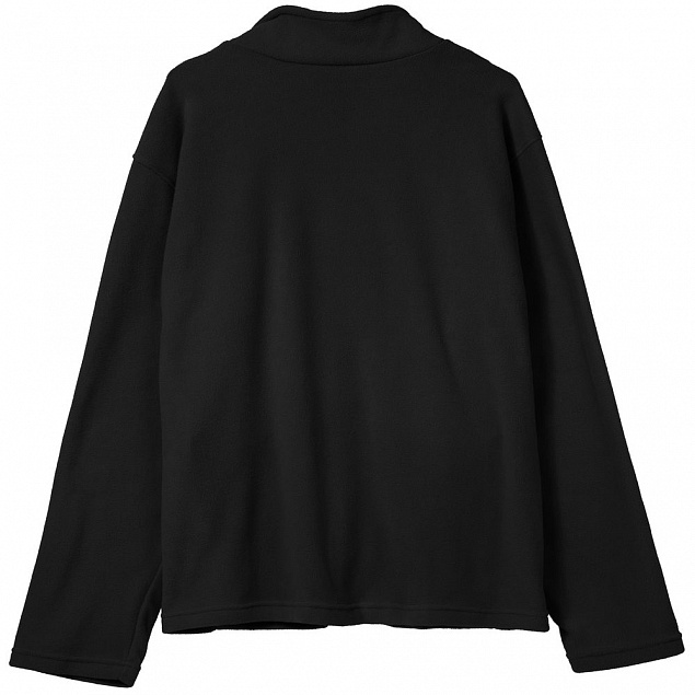 Куртка флисовая унисекс Manakin, черная с логотипом в Москве заказать по выгодной цене в кибермаркете AvroraStore