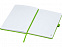 Блокнот Honua форматом A5 из переработанной бумаги с обложкой из переработанного ПЭТ, зеленый лайм с логотипом в Москве заказать по выгодной цене в кибермаркете AvroraStore