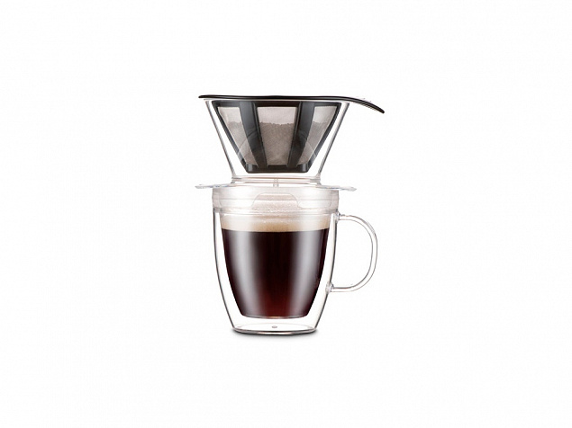 Набор для заваривания кофе «Pour over» с логотипом в Москве заказать по выгодной цене в кибермаркете AvroraStore