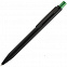 Ручка шариковая Chromatic, черная с зеленым с логотипом в Москве заказать по выгодной цене в кибермаркете AvroraStore