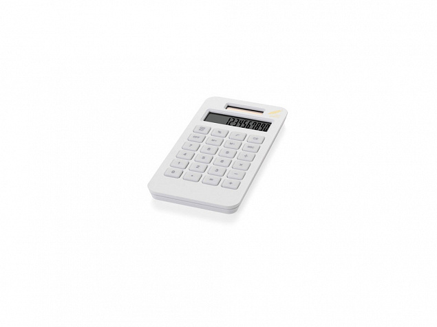 Калькулятор на солнечной батарее Summa, белый с логотипом в Москве заказать по выгодной цене в кибермаркете AvroraStore