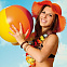 Многоцветный пляжный мяч PALM SPRINGS с логотипом в Москве заказать по выгодной цене в кибермаркете AvroraStore