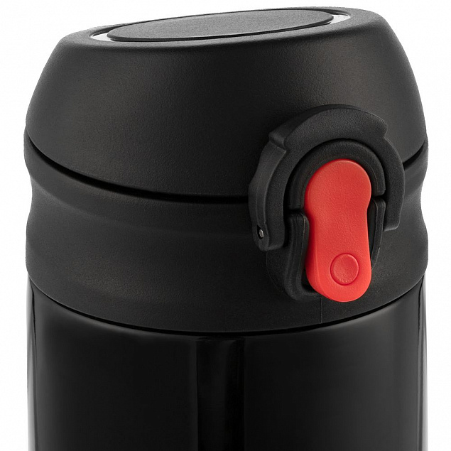Термостакан goodTight 480, черный с логотипом в Москве заказать по выгодной цене в кибермаркете AvroraStore