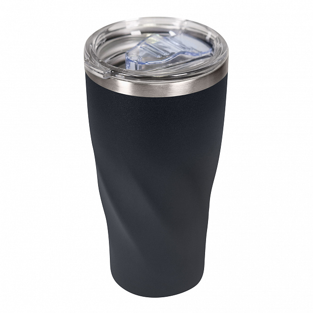 Термокружка вакуумная Portobello, Twist, 600 ml, черная с логотипом в Москве заказать по выгодной цене в кибермаркете AvroraStore